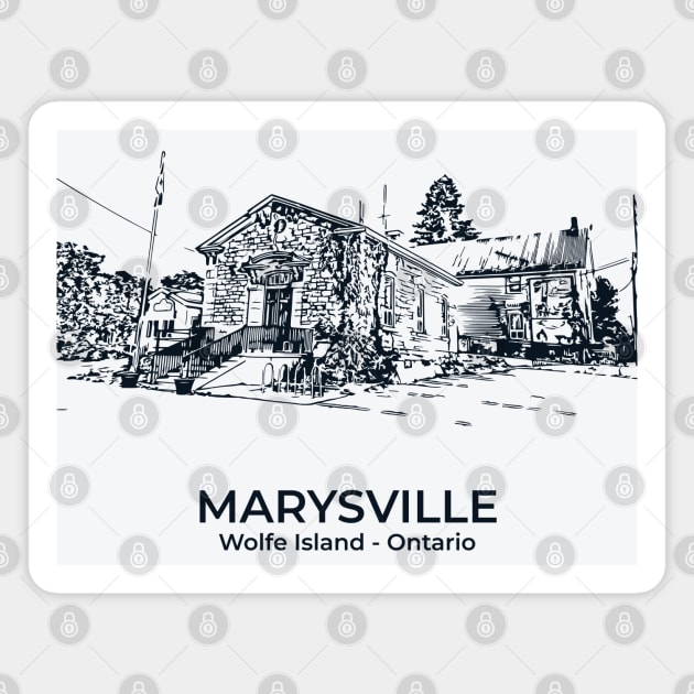 Marysville - Wolfe Island ON Magnet by Lakeric